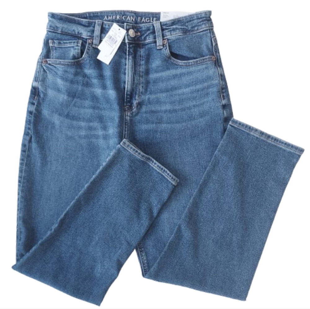 American Eagle Denim AEO Mom Jeans Size 6 Regular 28 NEW NWT - Picture 5 of 8